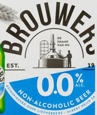 Brouwers Pilsener 0.0% logo Brouwers Pilsener 0.0% logo